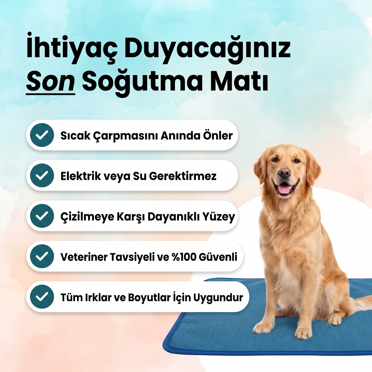 Patili™ - Evcil Hayvan Soğutma Matı