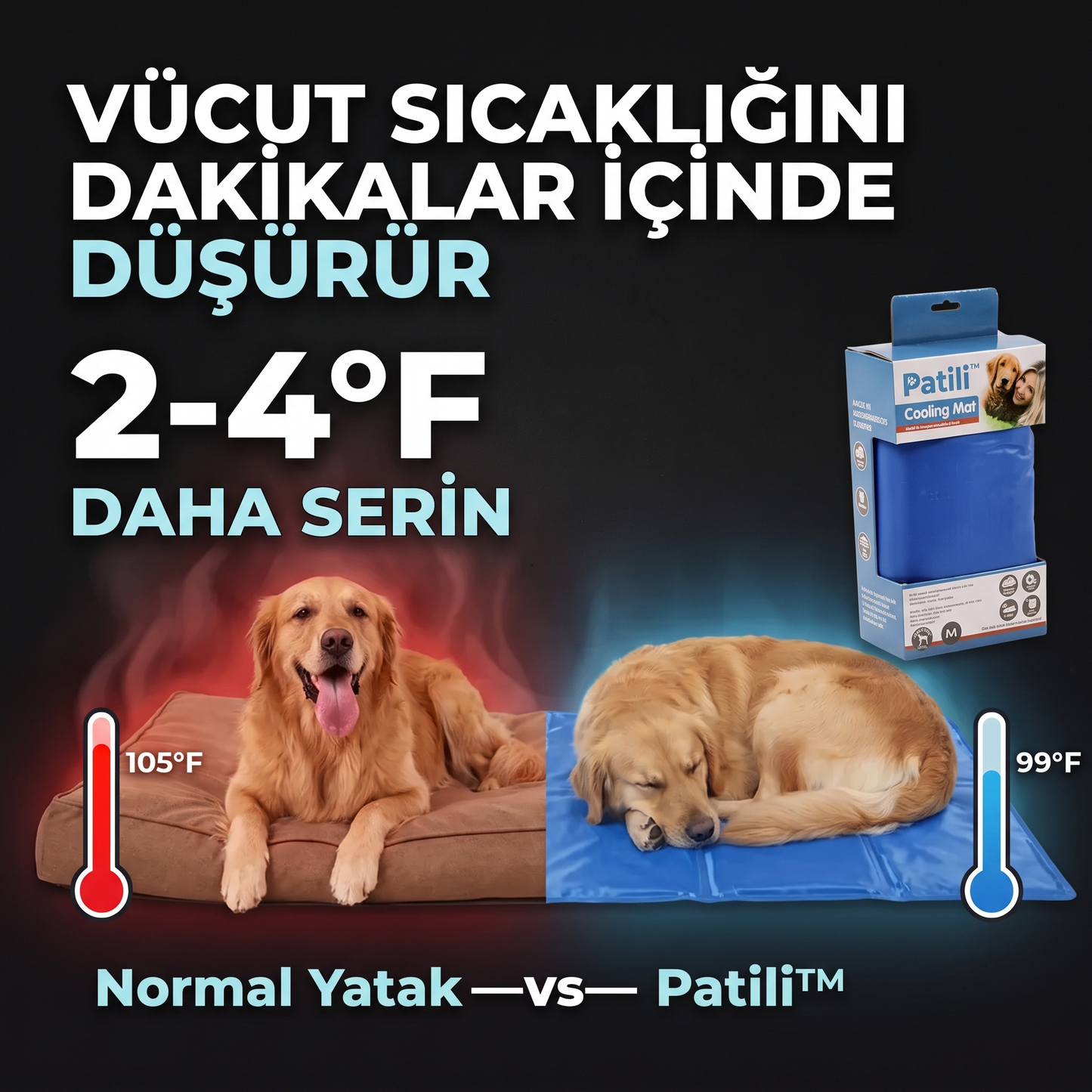 Patili™ - Evcil Hayvan Soğutma Matı